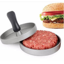 Round Shape Hamburger Press Aluminum Alloy Hamburger Meat Beef Grill Burger Press Patty Kitchen Food Mold Mould Meat Tools 2024 - buy cheap