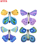 20/50pcs lots baby toys magic flying butterfly from empty hands freedom butterfly magic tricks Mentalism kids toy magic props 2024 - buy cheap