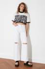 Trendyol Pattern Blocky Knitted Blouse TWOSS21BZ1522 - photo 2026