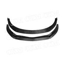 2PCS Carbon Fiber Bumper Chin Guard Double Front Lip Spoiler for Mercedes Benz CLA Class W117 CLA45 AMG Facelift 2016-2019 2024 - buy cheap