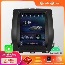 Carro android 10 player de rádio para toyota land cruiser prado 2002-2009 multimídia vídeo navegação gps para tesla estilo vertical 2024 - compre barato