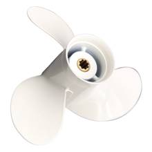 Free shipping 9 1/4x11 for yamaha 8 tooth spine aluminium propellers 15hp propellers 9.9 hp 2024 - buy cheap