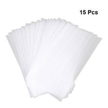 Papel para tinte de pelo profesional, 15 hojas de papel reciclable para separar manchas de Color, tejido para resaltar, herramienta de salón de peluquería, 15x41,5 cm 2024 - compra barato