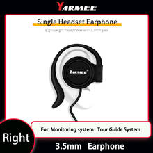 YARMEE Headphones 3.5mm Plug Headset For Audio Radio Tour Guide System Voice Transmission Monitoring Earphones Sport Earbuds 2024 - compre barato