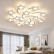 Nordic LED Chandelier Lighting Stars Lustres Ceiling Chandeliers  with Remote Control Living Room Bedroom Decoration