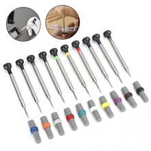 10Pcs/Set Precision Steel Watch Screwdriver Set Multi Size Watch Removal Band Glasses Phone Repair Screwdriver Watch Tool Kit 2024 - buy cheap