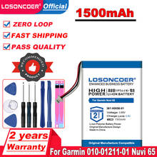 LOSONCOER 1500mAh 361-00056-01 Battery For Garmin 010-01211-01, Nuvi 65, 65LM, 65LM 6" in stock 2024 - buy cheap