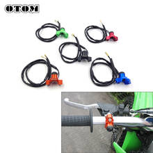 OTOM Aluminum CNC Universal Motorcycle Engine Stop Start Kill Switch Button Dirt Pit Bike Quad 2024 - buy cheap