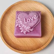 Heart Love Silicone Mold for Soap Making Scented Candle Wax Molds Decorating Chocolate Cake Mold Sugar Craft Molds Baking Tools 2024 - buy cheap