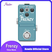 Rowin LN-322 FRENZY педаль для гитары Классическая Fuzz Tone кремовая скрипичная звуковая мини полностью металлическая оболочка 2 режима для бас-гитар 2024 - купить недорого