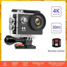 Оригинальная Экшн-камера H9R Pro Ultra HD 4K 30fps EIS WiFi 2,0 дюйма 170D Подводная Водонепроницаемая видеокамера для шлема Go Sport Cam 2024 - купить недорого