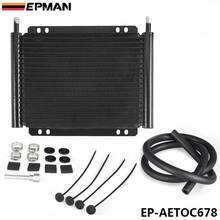 Racing Car  Aluminum Performance 19 Row Series 8000 Plate & Fin Transmission Cooler Kit EP-AETOC678 2024 - buy cheap