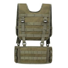 Removable Tactical Vest Military Molle Battle Belts Bag Carrier Airsoft Paintball Combat Waistcoat Heavy Duty Hunting Clothes 2024 - buy cheap