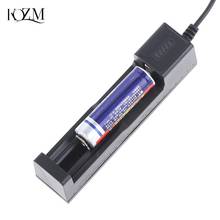 Adaptador de cargador USB de batería Universal de 1 ranura, carga inteligente LED para baterías recargables, Li-ion 18650, 26650, 14500 2024 - compra barato