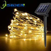 LED Solar Fairy Lights Lamp Outdoor 7M 12M 22M LEDs String Waterproof Holiday Party Garland Solar Garden Christmas Lights 2024 - buy cheap