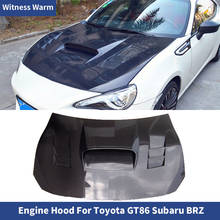 for Toyota Gt86 Bonnet High Quality Carbon Fiber Engine Hood Cover for Subaru Brz Bonnets Engine Cover Body Kit 2013 14 15 16 17 2024 - buy cheap