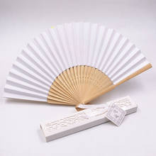 Abanico plegable de seda de bambú para decoración de fiestas y bodas, bolsa de hilo de alto rendimiento, estilo chino, novedad de 2021 2024 - compra barato