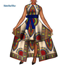 African Women Dresses Lady Party Dresses Bazin Riche African Print Dresses for Women Traditional African Women Clothing WY8792 2024 - buy cheap