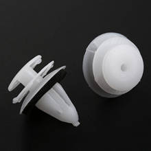 15Pcs Car Door Trim Panel Retainer Clips Fastener 9mm Hole White Plastic Rivets Automobile 80999-VE000 For Nissan Infiniti 2024 - buy cheap