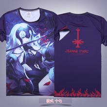 Fantasia de anime japonês para homens e mulheres, camiseta manga curta com gráfico fate/dia, saber fgo, game of arco 2024 - compre barato