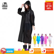 FGHGF Multicolor Fashion EVA Ladies Raincoat Padded Waterproof Raincoat Ladies Transparent Camping Waterproof Raincoat 2024 - buy cheap
