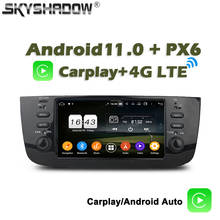 Wireless Carplay Auto Android 11.0 8G+128G LTE Car DVD Player TDA7851 GPS RDS Radio wifi Bluetooth 5.0 For Fiat LINEA 2014 2015 2024 - buy cheap