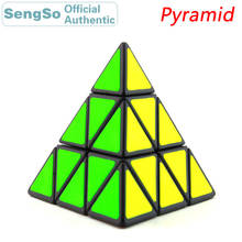 Shengshou pirâmide cubo mágico sengso 3x3x3 cubo mágico profissional neo velocidade cubo quebra-cabeça brinquedos anti-stress crianças 2024 - compre barato