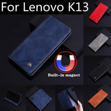 For Lenovo K13 Case Lenovo K13 Cover Magnetic Card Flip Leather Phone Shell Book For Lenovo K13 K 13 LenovoK13 Case Back Skin 2024 - compre barato
