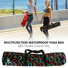 Fashion Sports Yoga Mat Storage Shoulder Bag Backpack Yoga Bag Case Fitness Bag Messenger Bag Cylinder Yoga Bag Adjustable Strap 2024 - buy cheap