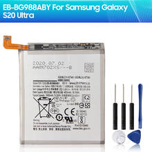 Replacement Battery EB-BG988ABY For Samsung Galaxy S20 Ultra S20U S20Ultra Phone Battery 5000mAh 2024 - buy cheap