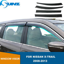 Side Window Deflector For Nissan X-trail Rouge T31 2008 2009 2010 2011 2012 2013 Window Visor Sun Rain Guard Weather Shield SUNZ 2024 - buy cheap
