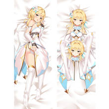 Наволочка для подушки, 150x50 см, с принтом в стиле аниме Genshin Impact Lumine Dakimakura 2024 - купить недорого