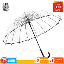 Fghgf-guarda-chuva para homens e mulheres, material transparente, alta qualidade, resistente à chuva, 2024 - compre barato