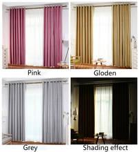 70%-90% Shade Rate Blackout Curtains Solid Color Jacquard Curtain for Living Room Modern Window Curtains Drapes for Bedroom 2024 - buy cheap