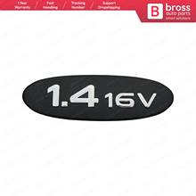 Bross BSP571 Черный 1,4 16V значок монограмма Эмблема для Renault Clio MK2 1998-2000 Kangoo 1997-2002 OEM:77 00 438 091 / 7700438091 2024 - купить недорого