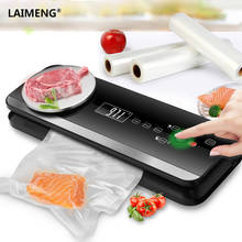 LAIMENG-sellador al vacío automático Sous Vide, máquina de envasado de bolsas al vacío, paquete para alimentos frescos de cocina, S198 2024 - compra barato