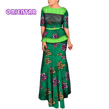 2 Pieces Set Women African Skirt and Top Set Traditional African Clothing Private Custom Plus Size Women Suits Outfits WY7078 2024 - buy cheap