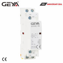 GEYA GYHC Modular Contactor 2P 16A 20A 25A 2NO or 2NC or 1NO1NC220V Automatic Household Contactor Din Rail Type 2024 - buy cheap