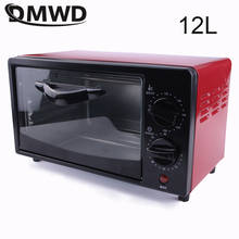 DMWD Household Electric Oven Mini Multifunctional Bakery Timer Toaster Biscuits Bread Cake Pizza Cookies Baking Machine 12L EU 2024 - buy cheap