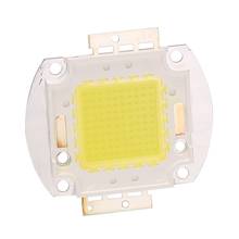 Lâmpada branca, refletor com chip de led, 100w, lm, alta potência, integrado, diy 2024 - compre barato