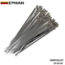 100x Exhaust Heat Stainless Steel Cable Ties Wrap Metal Tie Extra Long & Wide Large For BMW E60 E61 5 SERIES EP-ZS100 2024 - buy cheap