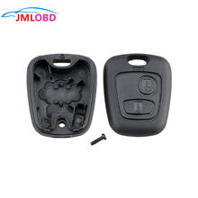 2 Button Remote Key Car Key Fob Case Replacement Shell Cover  ForCitroen C1 C2 C3 C4 XSARA Picasso  For Peugeot 307 207 407 206 2024 - buy cheap