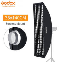 Godox 14"x 55" 35x140cm Honeycomb Grid Rectangular Softbox for Photo Strobe Studio Flash Softbox Bowens Mount AD600 DE300 DE400 2024 - buy cheap