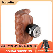 Kayulin-empuñadura de madera para cámara Dslr, accesorio con montaje de roseta ARRI M6 (derecha), para cámara Dslr Universal 2024 - compra barato