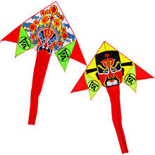 New High Quality Peking Opera   Kites  With  Handle And String Good   Flying 2024 - buy cheap