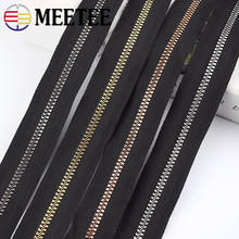 4/8Meters Meetee NO.5# Resin Zipper for Sewing Bag Zips Repair Open-end Jackets Coat Down Zippers DIY Garment Accessories 2024 - buy cheap