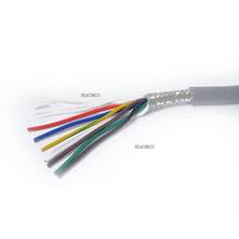 Resistência flexível do trvvp do fio do pvc de 5m ao fio de cobre resistente à corrosão de dobra 22awg 2/3/4/5 cabo blindado da linha de reboque do núcleo