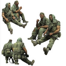 1:35 scale die-cast resin war scene model resin modern warfare 2 people white model free shipping 35642 2024 - buy cheap