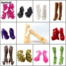 1pair Shoes For 1/6 Monster High Dolls High Heel Shoes Dolls Accessories Booties For 1:6 Demon Monster Dolls Kid Toy 2024 - buy cheap