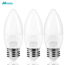 E27 E26 LED Candle Light Bulb 70W Equivalent 7W Screw Table Desk Lamp Daylight 6000K Warm White 2700K Non Dimmable 3Pack 2024 - buy cheap